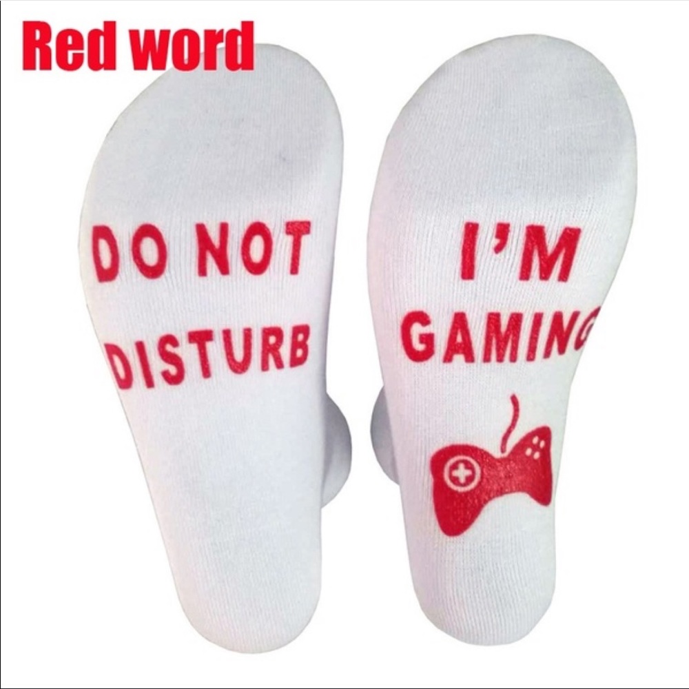 Do Not Disturb I’m Gaming socks